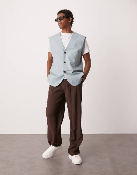 ASOS DESIGN - Abito senza maniche azzurro - view 1