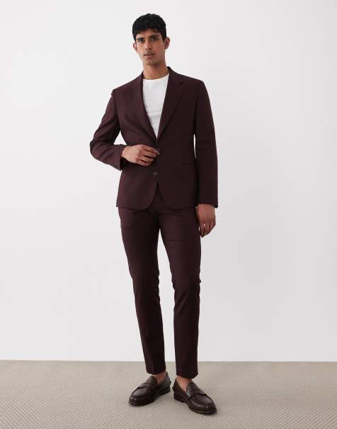ASOS DESIGN - Abito skinny bordeaux - view 1