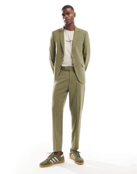 ASOS DESIGN - Abito slim verde scuro - view 1