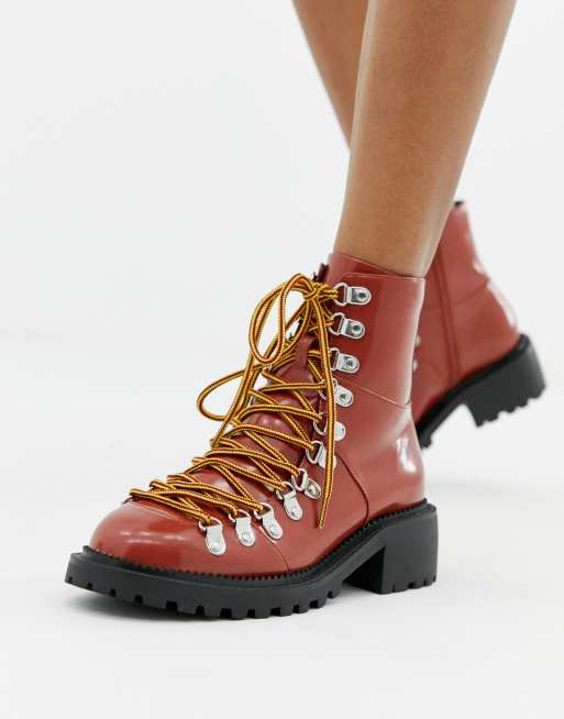 Asos design ablaze sale chunky hiker boots