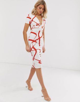asos abstract dress