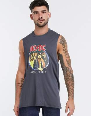 ac dc sleeveless shirt