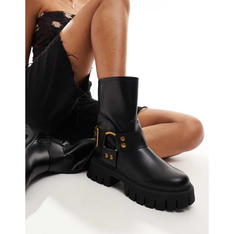 Asos womens biker boots hotsell