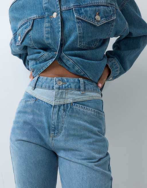 ASOS DESIGN achterstevoren straight leg jeans, 2 van 5