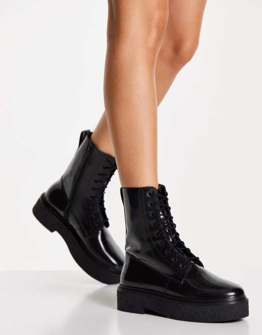 Lace up clearance boots asos