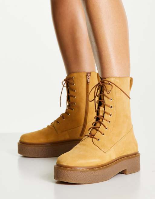 Asos hot sale flat boots