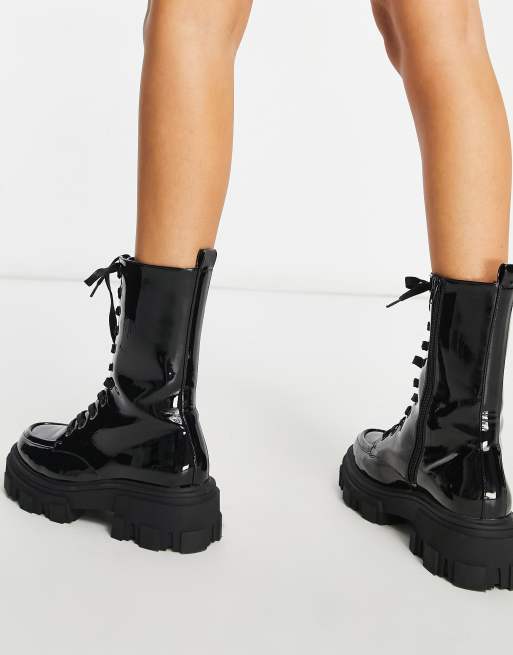 Asos lace hot sale up boots