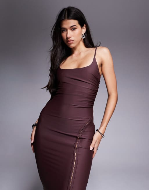 knee length dresses for ladies Jet Set Bodycon Midi Dress