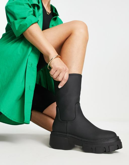 Asos design acton chunky lace hot sale up ankle boots in black