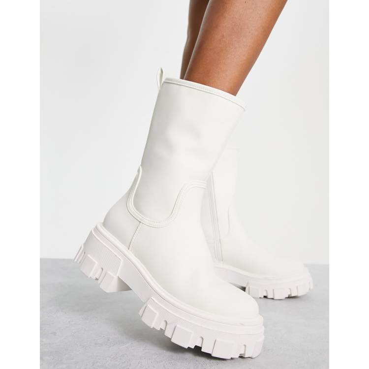 Asos store white boots