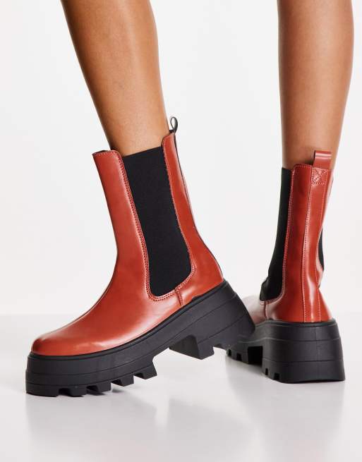 Asos chunky hot sale chelsea boots