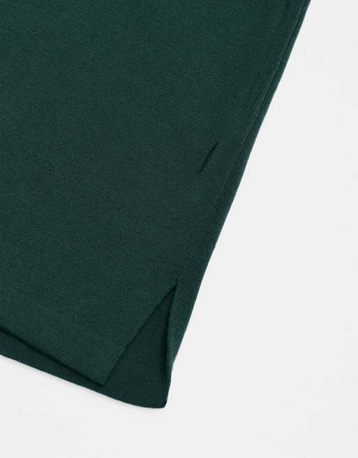 ASOS DESIGN Adaptive knitted long sleeve polo in green, 10 of 10