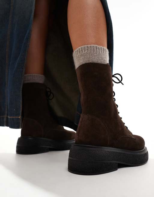 Shops asos black suede boots