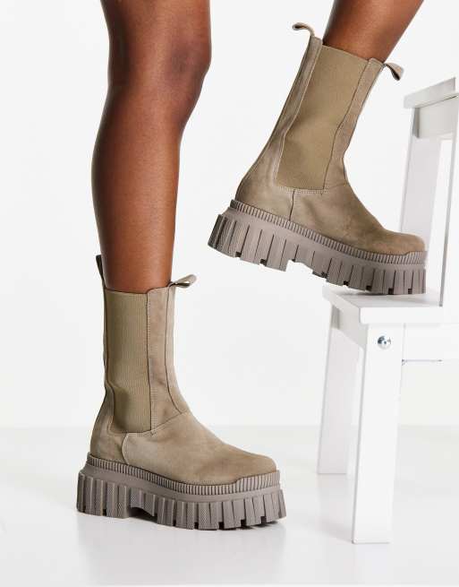 Grey 2025 chunky boots