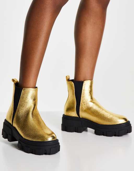 Bottines dorées asos new arrivals