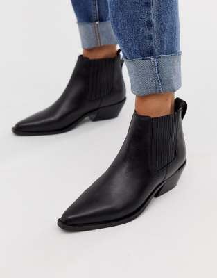 asos leather chelsea boots