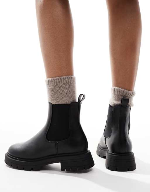 ASOS DESIGN - Adjust - Bottines Chelsea chunky - Noir, 3 de 4
