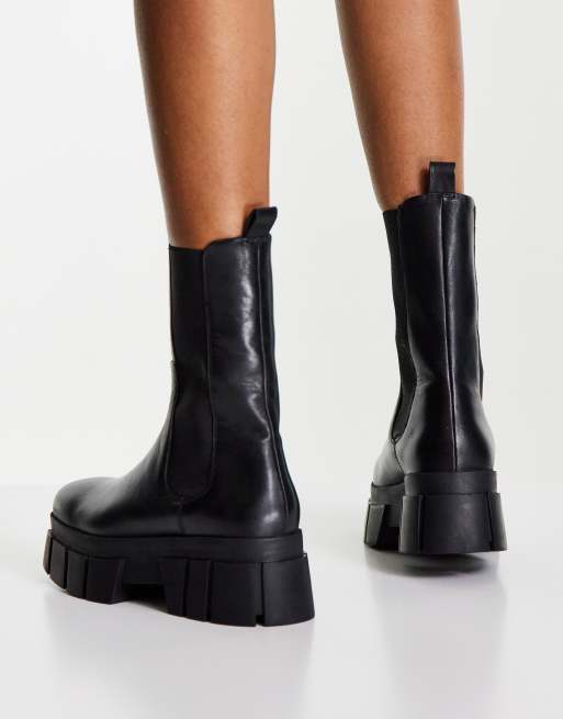 Asos design revival hot sale chunky chelsea boots