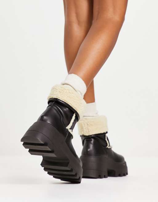 Asos fur store lined boots