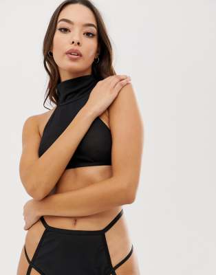 Black lace apex mesh top and pant set quote