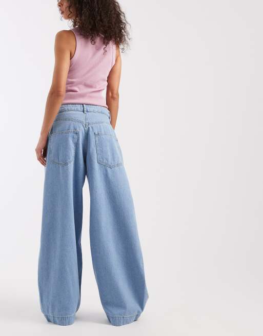 ASOS DESIGN - Afblegede jeans med hesteskoform og oversized pasform, 3 af 5