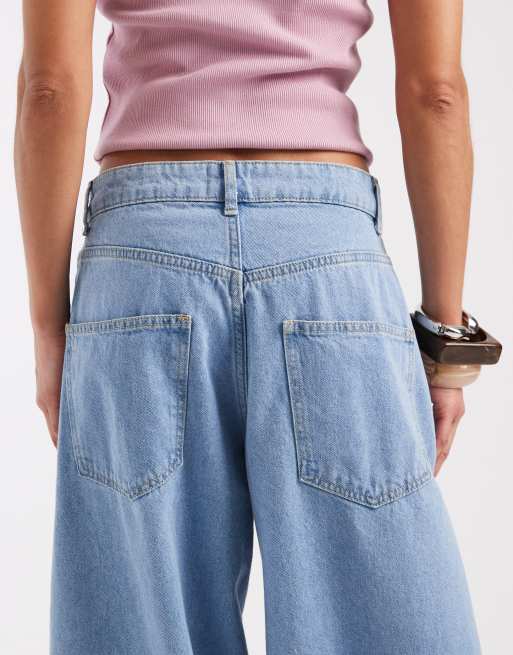 ASOS DESIGN - Afblegede jeans med hesteskoform og oversized pasform, 5 af 5