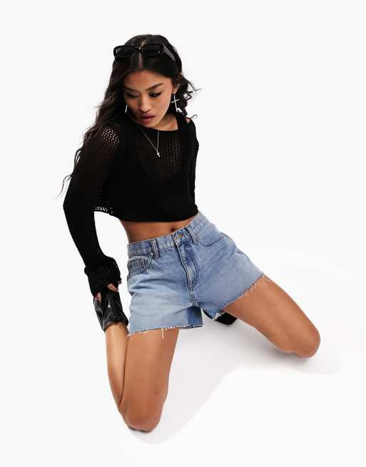 ASOS DESIGN - Afslappede blå denimshorts, 2 af 5