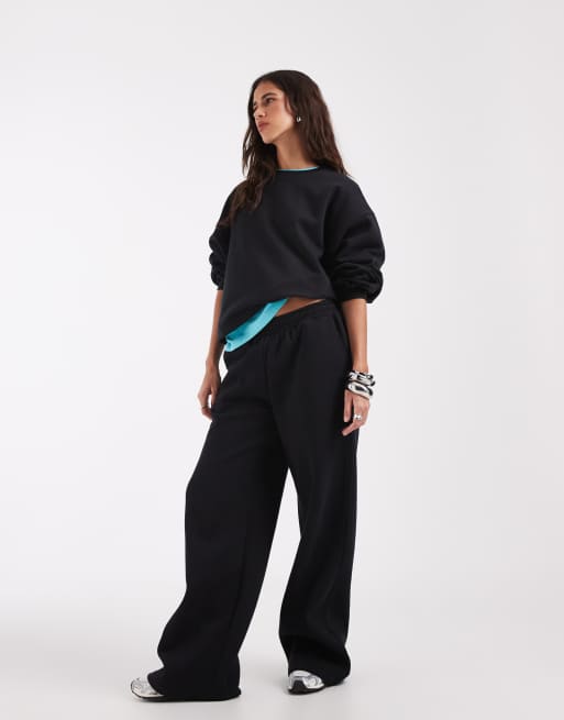ASOS DESIGN afslappet boxy cropped sweat i sort, 2 af 4