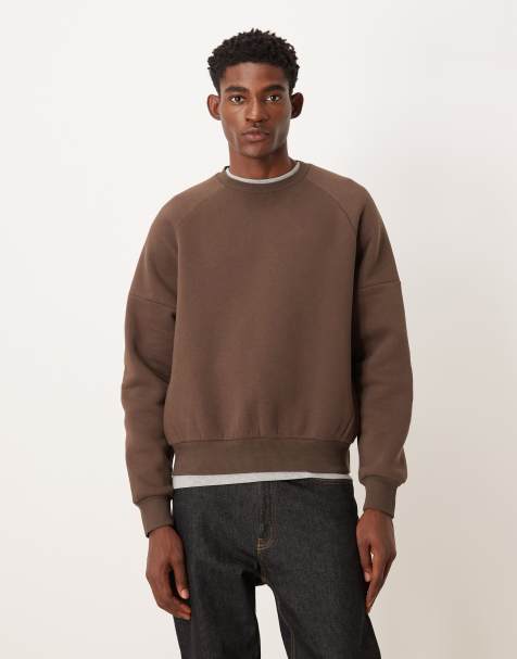 ASOS DESIGN - Afslappet brun sweatshirt - view 1