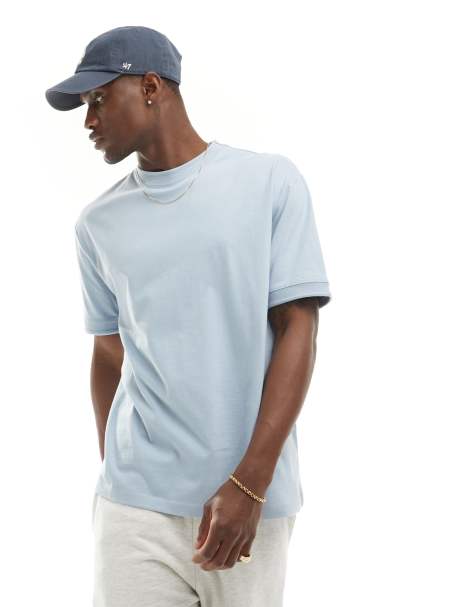 ASOS DESIGN - Afslappet T-shirt i lyseblå - view 1