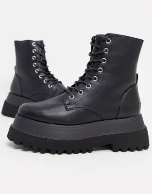 asos black boots ankle