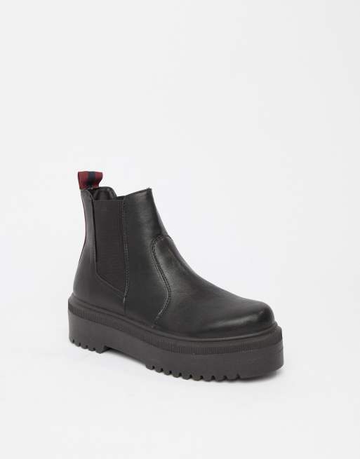 Agnes chunky store chelsea boots