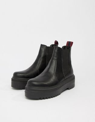 asos design revival chunky chelsea boots