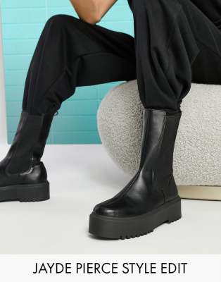 asos chunky chelsea boots