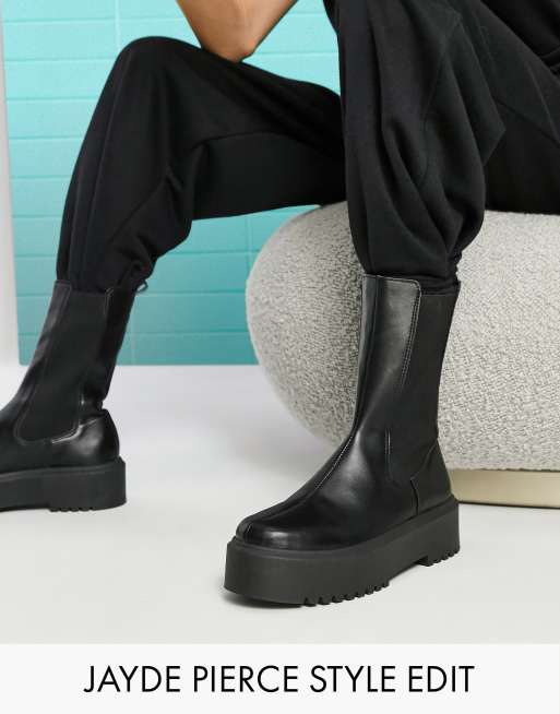 Chunky chelsea boots store asos