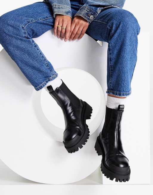 Asos chunky hot sale chelsea boots