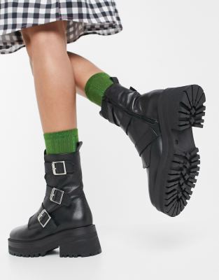 asos womens biker boots