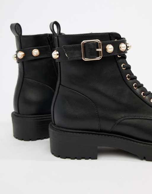 ASOS DESIGN Alfa Bottines avec perles