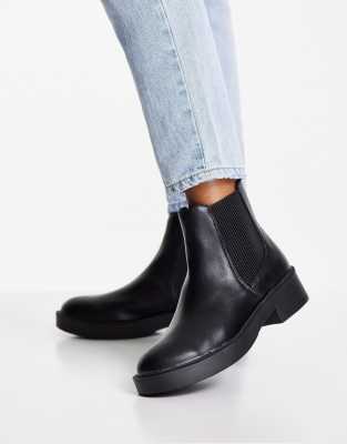 ASOS DESIGN Alford chelsea boots in black