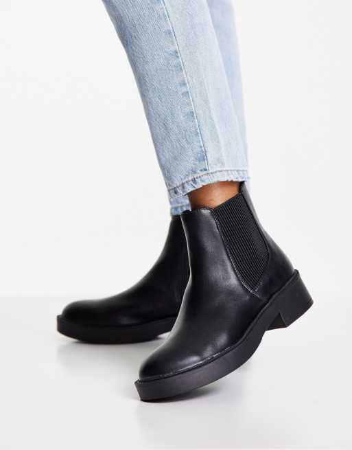 ASOS DESIGN – Alford – Svarta chelseaboots