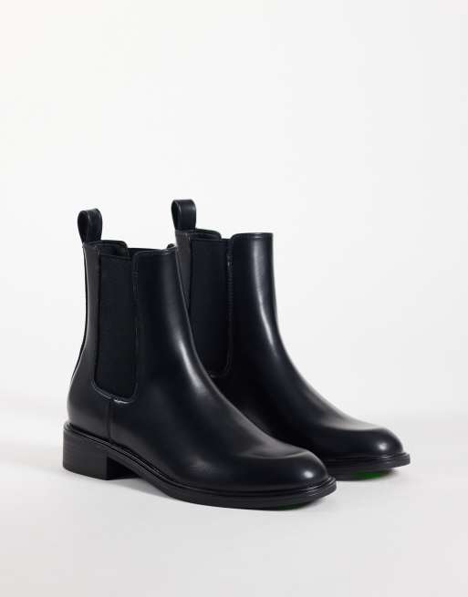ASOS DESIGN Alfred bottines Chelsea habillées plates noires, 2 de 4