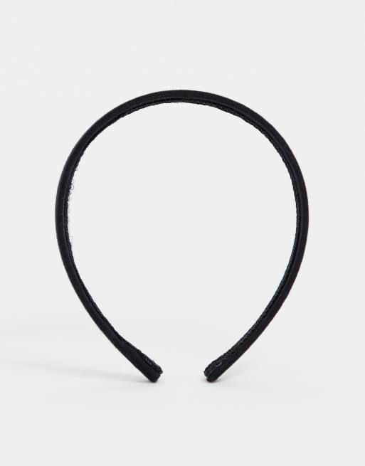 ASOS DESIGN alice band in black, 4 of 4