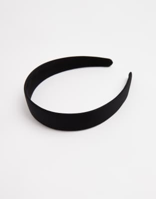 Asos Design Alice Band In Black
