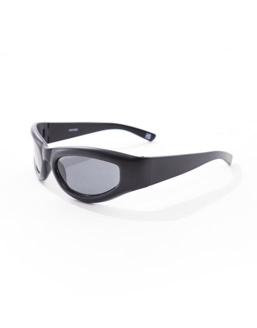 ASOS DESIGN – Alien – Czarne okulary przeciwsłoneczne typu kocie oczy, 2 z 4