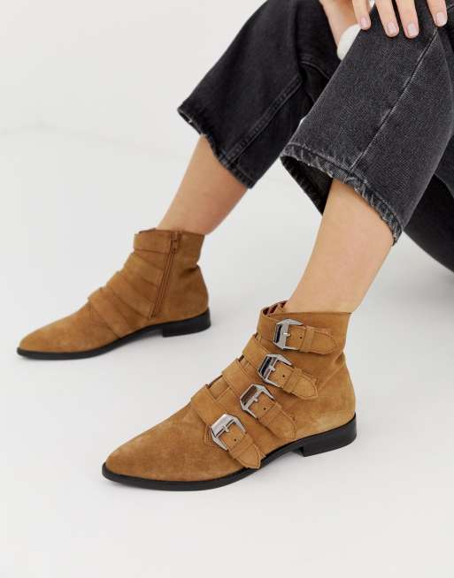 cali leather boot asos