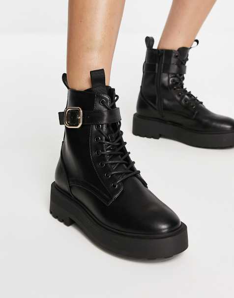 Women s Ankle Boots Sale Platform Flat Ankle Boots ASOS