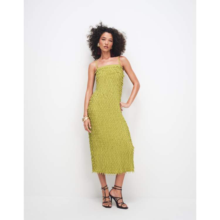 asos embellished smock midi dress ASOS EDITION organza smock midi dress with floral embroidery in pink