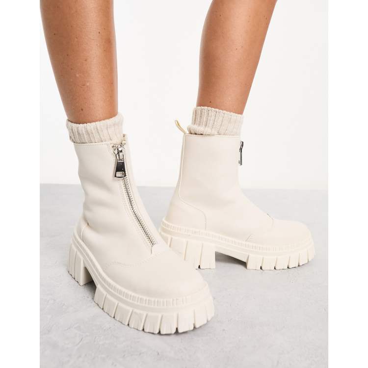 missguided white boots