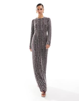 slim fit dress slacks Rent Asos Edition Embellished Split Front Maxi Dress In Ice Blue