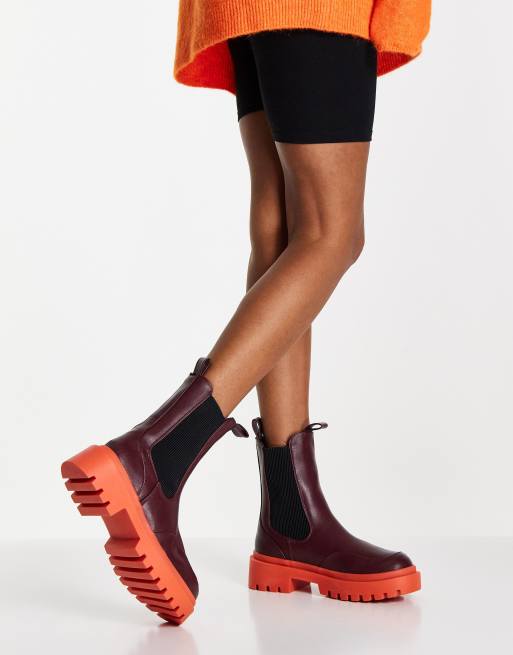 Chelsea boots soleil rouge 2025